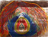 Austin mixed-media drawing