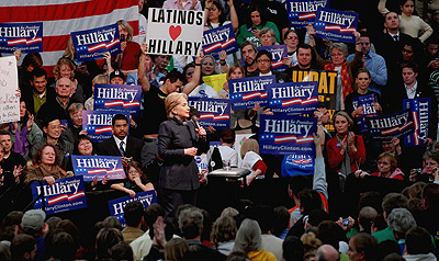 Senator Clinton speaks at Augsburg