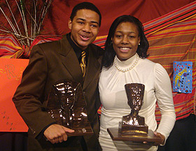 Picture of Augsburg's Geoffrey Gill and Barbara Simmons.