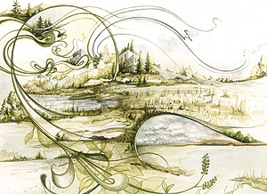Artwork by Gregory Euclide.