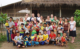 Picture of students and children