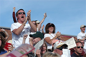 Picture of people cheering