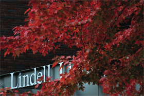 Picture of front of Lindell Library