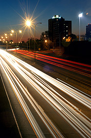 Picture of traffic passing Augsburg.
