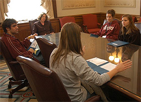 Picture of students at state Capitol