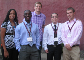 Picture of students at conference